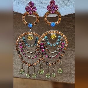 Vintage Sorrelli Austrian CrystalChandelier Earrings
